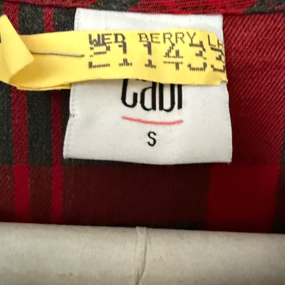 CAbi Cunningham Plaid Pullover Button Down Shirt … - image 7